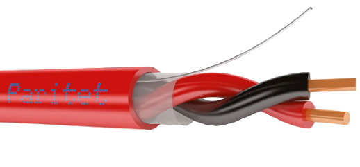 Кабель не распространяющий горение при групповой прокладке, с пониженным дымо- и газовыделением Паритет КСВВнг(А)-LS 1х2х1,38 (Паритет)