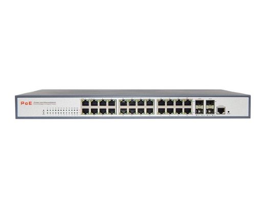 Коммутатор 24-портовый Gigabit Ethernet с PoE ComOnyx CO-SWP24GFM