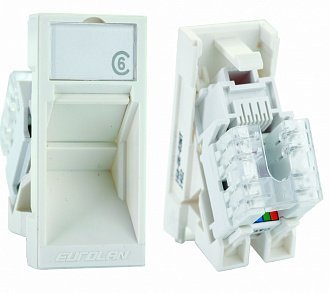 Вставка Keystone Eurolan 16A-U6-03WT