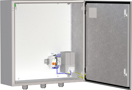 Шкаф монтажный с обогревом Тахион ТШ-1