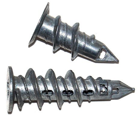 Дюбель металлический для гипсокартона Прочие зарубежные Дюбель Driva 15х38 металлический, сверло (100 шт)