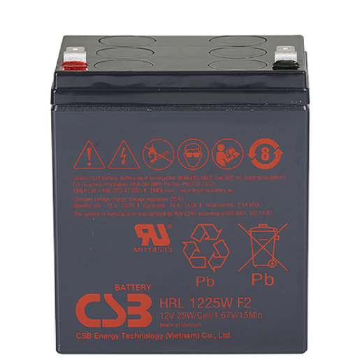 Аккумулятор герметичный свинцово-кислотный CSB CSB HRL 1225W FR
