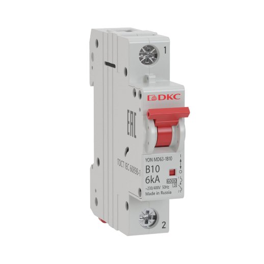 Автоматический выключатель ДКС YON MD63 1P 20А 6кА (MD63-1C20-6)