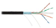 F/UTP 4pair, Cat6, Solid, Out, PE (4740B-BK)