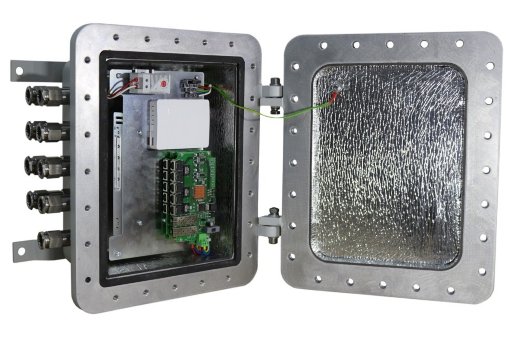 Коммутатор с питанием по PoE взрывозащищенный Релион Релион-SW-EXD-A-2G-8Poe+/160W