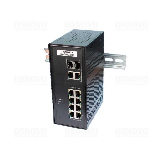 Коммутатор 10-портовый Gigabit Ethernet с PoE OSNOVO SW-80822/IR