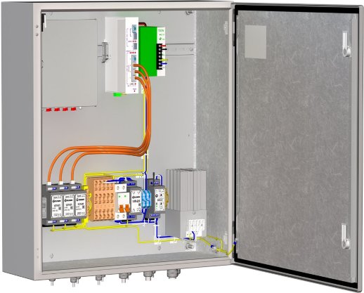 Шкаф монтажный с обогревом Тахион ТШ-1-08