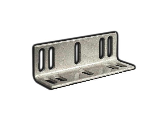 L-образный уголок Олевс Уголок М1-400 (серебряный антик)