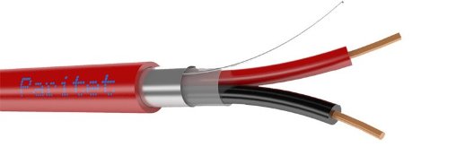 Кабель не распространяющий горение при групповой прокладке, с пониженным дымо- и газовыделением Паритет КСВЭВнг(А)-LS 2х2х0,97 (Паритет)