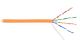 Кабель «витая пара» (LAN) для структурированных систем связи NIKOLAN U/UTP 4pair, Cat5e, Solid, In, LSZH (2101C-OR)
