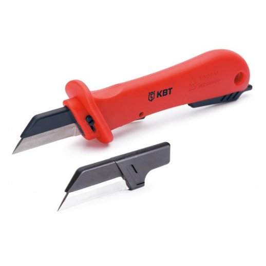 Нож электрика монтерский диэлектрический КВТ НМИ-04