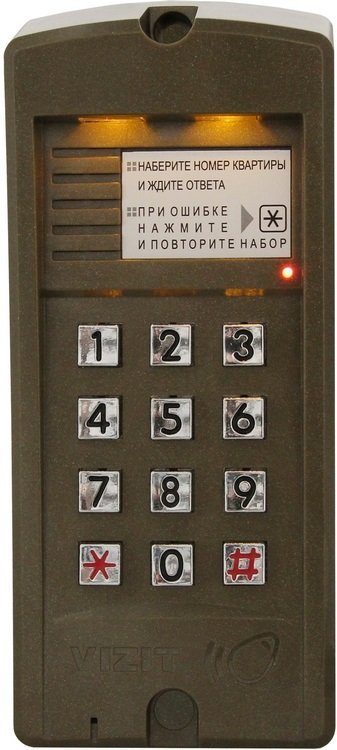 Вызывная панель аудиодомофона VIZIT БВД-310R