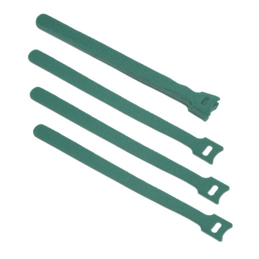 Хомут (липучка) CABEUS CLAMP-210-GN (9364c) (10 шт)