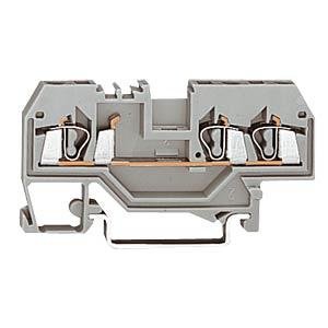 Клемма проходная на DIN рейку WAGO WAGO 280-681 клемма 3-х проводная