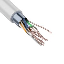 F/UTP, CAT 5e, ZH нг(А)-HF, 4PR, 24AWG, INDOOR, SOLID 305 м (01-0169)