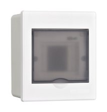 Корпус ЩРВ-П 4 модуля IP41 встраиваемый прозрачная дверь (31050DEK)