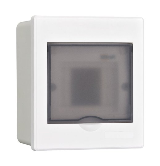 Корпус ЩРВ-П 4 модуля IP41 встраиваемый прозрачная дверь (31050DEK)