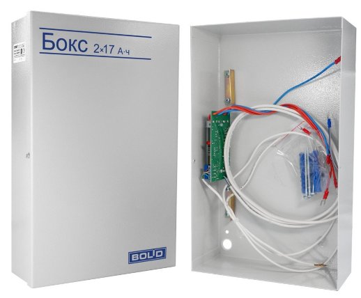 Бокс для аккумуляторов Болид Бокс-12 исп.01 (Бокс-12/34М5-Р)