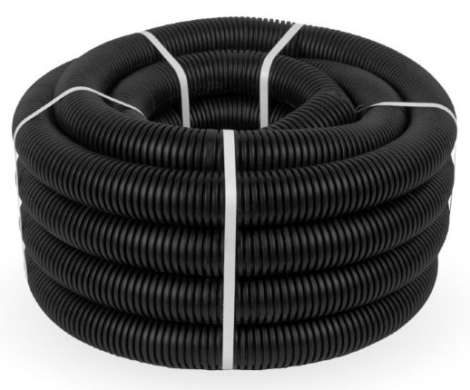 Труба ПВХ черная легкая с/з D=40 (Промрукав) (PR01.0089)