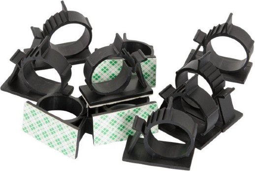 Основание для стяжек NIKOMAX NMC-CHL22-BK-100 (100шт)