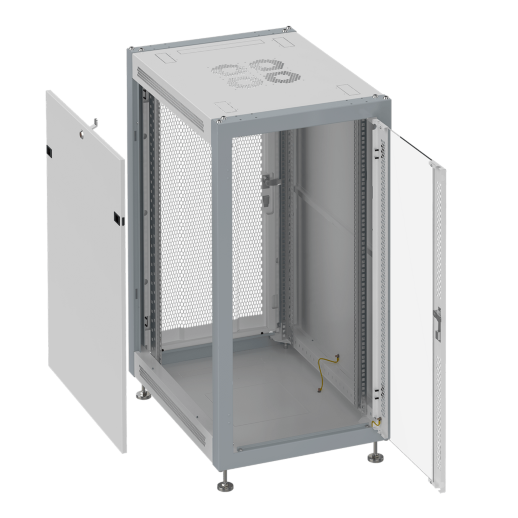 Шкаф напольный 19-дюймовый, 15U SYSMATRIX SL 6015.713 (8033s)