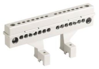 Клеммный блок ДКС Клеммный блок 2х8 модуля + суппорты, с крепежом (87508)