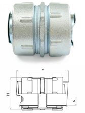 Муфта соединительная для металлорукава МСМ-38 (zeta40814)