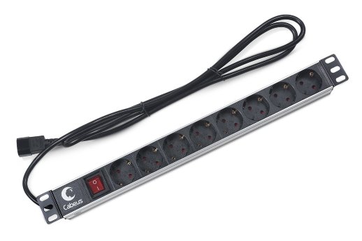 Блок розеток 19" CABEUS PDU-8P-2IEC (7070c)