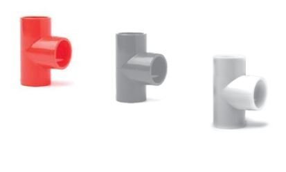 Тройник АБС серый Экопласт Ecoplast 49325-10GR (уп.10)