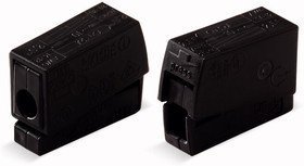 Клемма для светильников WAGO WAGO 224-104 Клемма для светильников черная