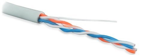 Кабель «витая пара» (LAN) для структурированных систем связи Hyperline UUTP2-C5-P24-IN-LSZH-GY-500