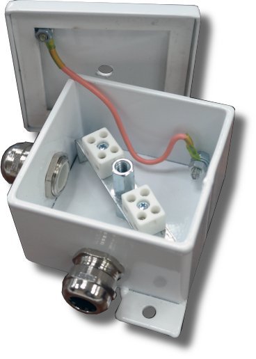Коробка монтажная огнестойкая Гефест КМ-О (4к)-IP66 два ввода