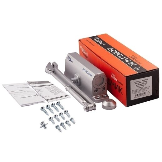 Доводчик дверной NORA-M URBOnization 540 (серебро)