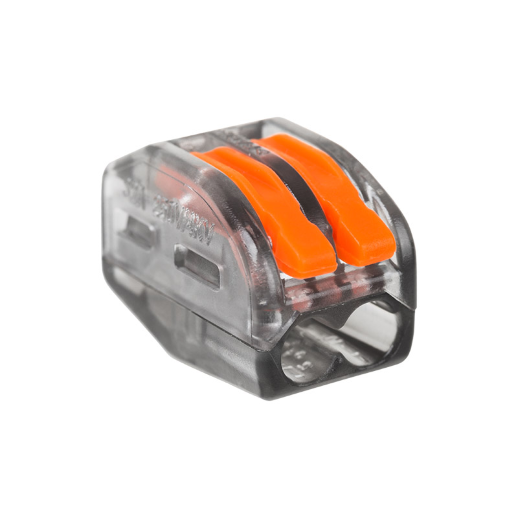 Клеммник для провода Rexant Универсальная клемма СМК 222-412, 2-проводная прозрачная 0,08-2,5/4 мм? REXANT (07-5252-1)