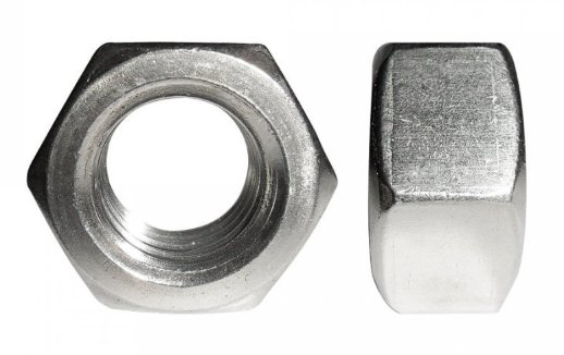 Гайка шестигранная нержавеющая (А2) M10 (DIN 934) (200 шт) (PR08.7457)