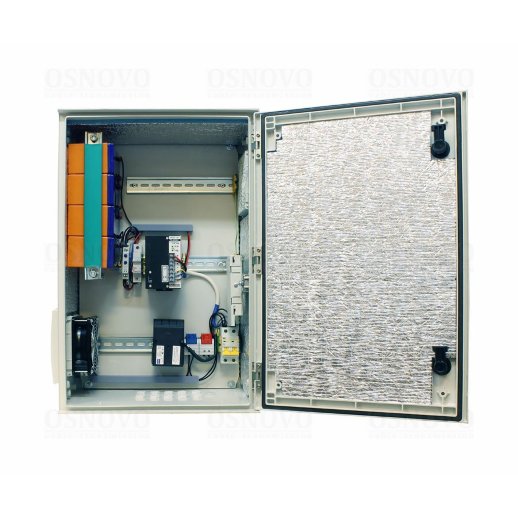 Кросс оптический уличный в монтажном шкафу OSNOVO OSP-46VB1