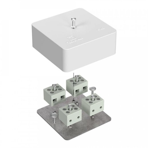 Коробка огнестойкая 75х75х30 для кабель-канала (40-0450-FR6.0-8)