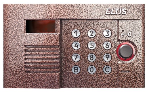 Блок вызова домофона ELTIS DP300-RD16 (медь)