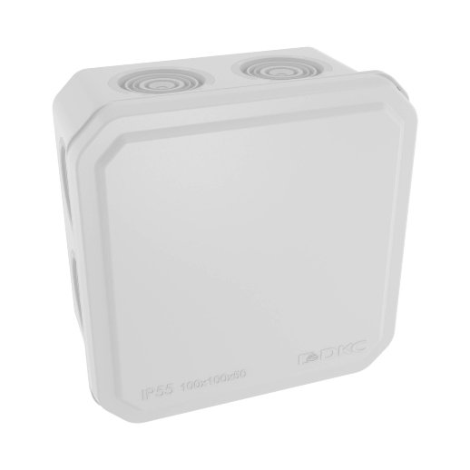 Коробка ответвительная ДКС Коробка ответвительная с кабельными вводами IP55, 100х100х50 (53800)