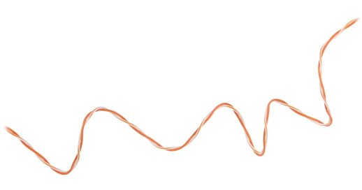 Кабель «витая пара» (LAN) для структурированных систем связи NIKOLAN UTP 1pair, Cat5e, In (1125-OR)