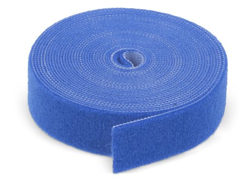 Лента (липучка) в рулоне CABEUS ROL-5x25-BL (9382c)