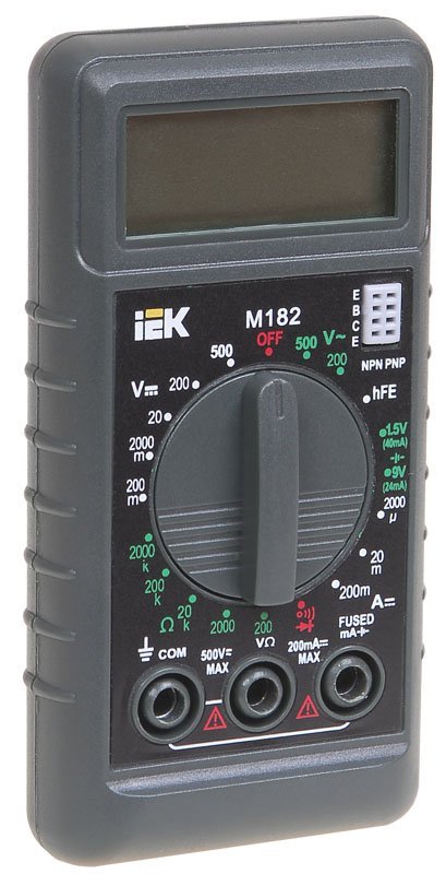 Мультиметр цифровой IEK Compact M182 (TMD-1S-182)