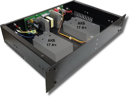 Источник вторичного электропитания резервированный Бастион СКАТ-2400И7 RACK (СКАТ ИБП-24/4,5-2x17-RACK) (2143)
