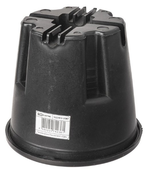 Держатель для плоской кровли крестовой фиксатор для прута Ø8-10мм, без бетона, ПП TDM (SQ2402-3087)