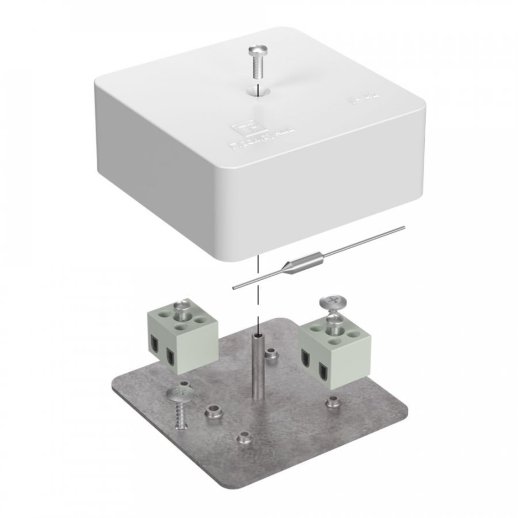 Коробка огнестойкая 75х75х30 (латунь) (40-0450-FR2.5-4-П-Е60)