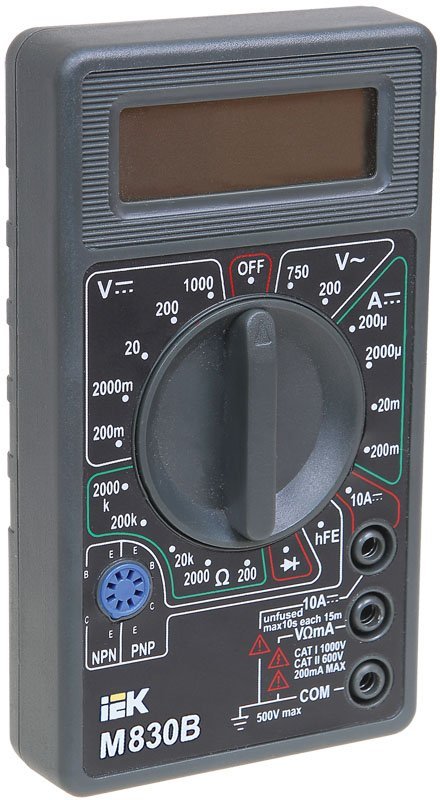 Мультиметр цифровой IEK Universal M830B (TMD-2B-830)