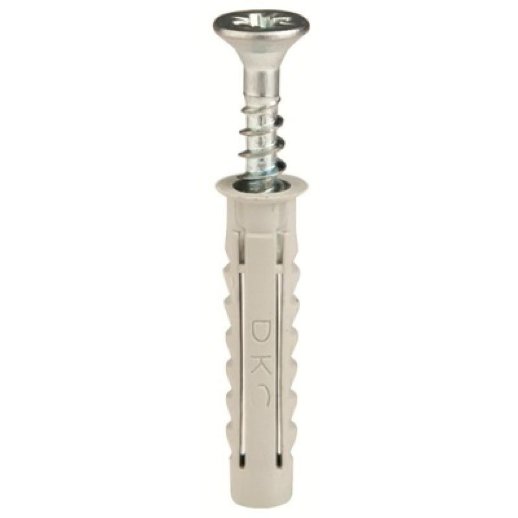 Саморез с дюбелем ДКС Саморез 4,5х40 мм с дюбелем V6 (100 шт) (CM06522)