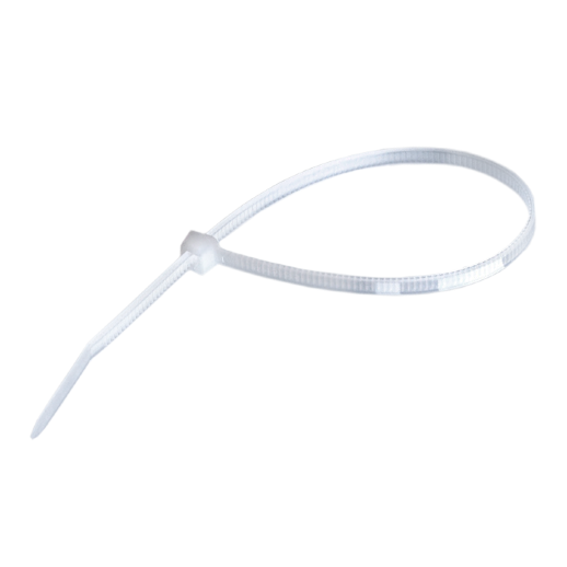Стяжка нейлоновая SUPRLAN Стяжка нейлоновая 2х100мм белая (100шт), 06-1001
