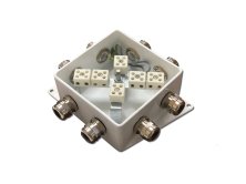 КМ-О (12к*6,0)-IP66-120х120, восемь вводов