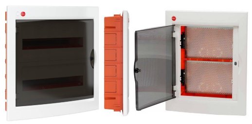 Щиток встраиваемый с дверцей 36 модулей IP41 белый (RB36B4NWD)